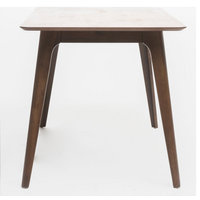 GDF Studio 5-Piece Francaise Mid Century Walnut Finish Dining Set ...