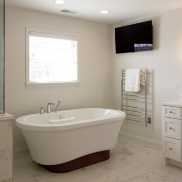 Elegant Master Bath in Barrington