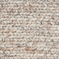 Javier Chunky Braided Wool Rugs - Area Rugs