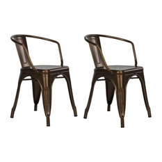 Metal Dining Chairs Industrial industrial dining room chairs | houzz Metal Dining Chairs Industrial industrial dining room chairs | houzz