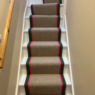 Bespoke Stair Runner in a London Family Home