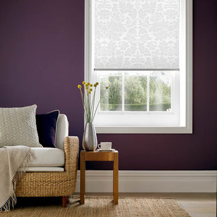 Exempel på ett modernt vardagsrum