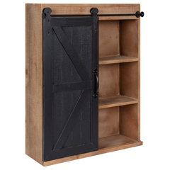 Sauder Homeplus Farmhouse Engineered Wood Brown 23 Storage Cabinet