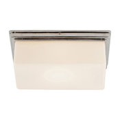 Thomas O'Brien Newhouse 1-Light Flush Mount, Polished Nickel