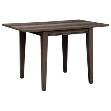 Drop Leaf Table Contemporary Grey