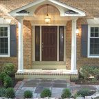 Painting front door black