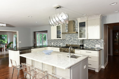 Transitional kitchen photo in Chicago