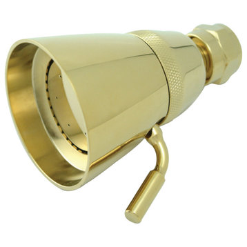 Showerscape 2-1/4" OD Shower Head, Polished Brass