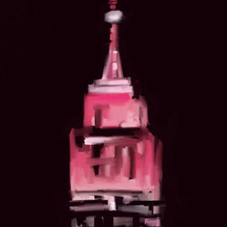 Pink Empire State Building New York - Fine Art Prints