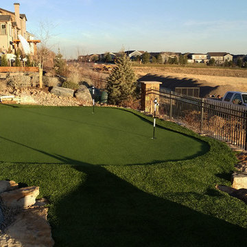 Synthetic Grass Putting Green in Centennial