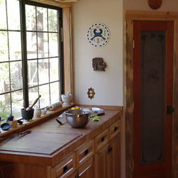 Whitmore, CA - Rustic - Maple Butcher Block Kitchen Countertop - Kitchen Countertops