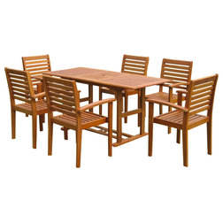 Contemporary Outdoor Dining Sets by International Caravan