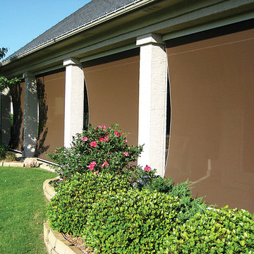 Outdoor Screen Shades: Manual & Motorized