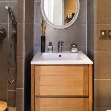 Salle de bain sous les toits de paris
