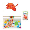 Funny Wind Up Swimmer Turtle Bathtub Baby Toy Red Orange