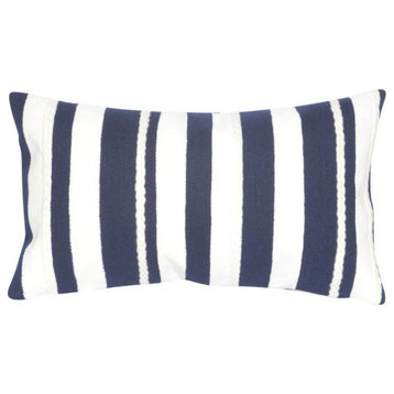 Visions Marine Stripe Pillow, 12"x20"