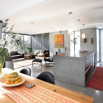 Concrete/wooden homes