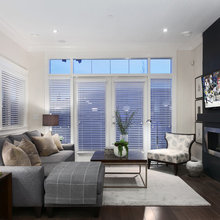 small tv area off kitchen