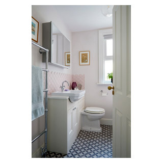 Surbiton, Surrey - Victorian - Powder Room - London - by Slightly ...