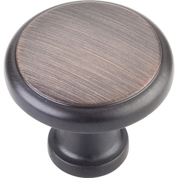 Elements - 1-1/8" Gatsby Cabinet Knob -Rubbed Bronze