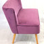 Cromarty Velvet Loveseat, Plum