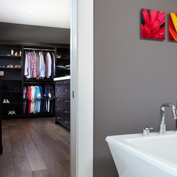 Cherry Master Closet with Granite Coutertops