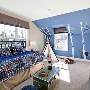 75 Beautiful Rustic Blue Bedroom Pictures Ideas Houzz