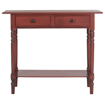 Vada 2 Drawer Console Red