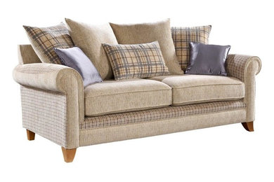 Lebus - Melba Collection - 3 Seater Sofa with Scatter Back