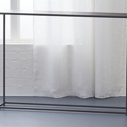mill mini console table | CB2 - Baby And Kids
