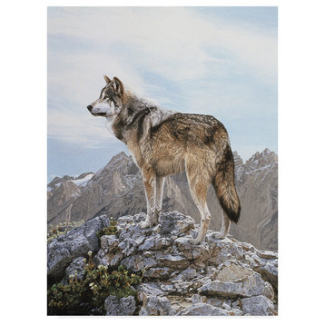 Ron Parker 'Alpine Lookout' Canvas Art, 24"x18"