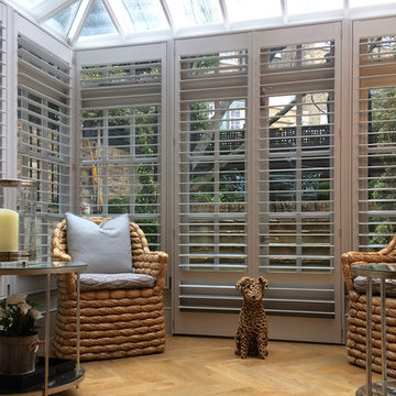 Stunning Conservatory Shutters And Just In Time For The Spring Sunshine Too