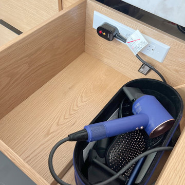Bathroom Vanity In-Drawer Outlets