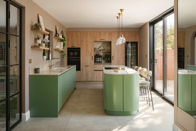 Inspiration for a contemporary kitchen in London.