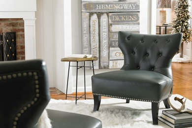 Living room - eclectic living room idea in Other