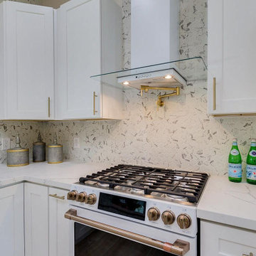 Small Ancient-Urban Blend Kitchen Renovation in Pasadena, CA