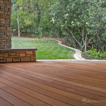 Modern Porch with Outdoor Dining
