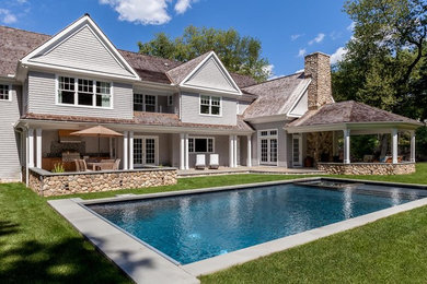 Example of a classic pool design in New York