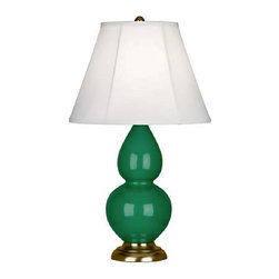 Robert Abbey Double Gourd Emerald Green Glaze - Paint And Wall Covering Supplies