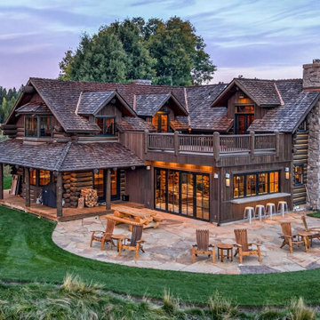 Vandevert Ranch Historic Homestead with NanaWall Aluminum Clad Folding Doors