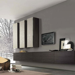 Wall Unit Velvet Millennium 944 by Artigian Mobili Italy - $2,599.00 - Entertainment Centers And Tv Stands