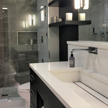 Modern Master bath and Closet Makeover