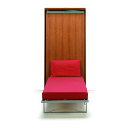 GIREVOLE Single Murphy Bed w/ Bookcase - Murphy Beds