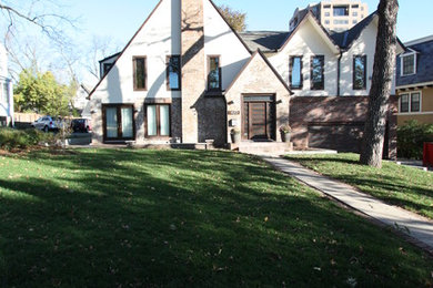Example of a trendy home design design in Kansas City