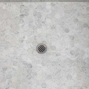 Natural Marble Master Bathroom