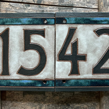 House Number Address Tile