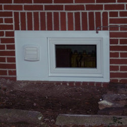 Basement Window with dryer vent - Windows