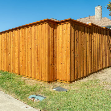 Las Colinas Clearspring Dr. South Fence Build