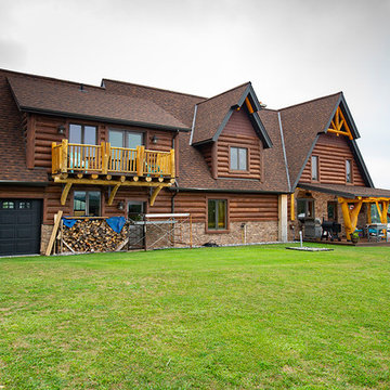 Concrete Log Siding Homes