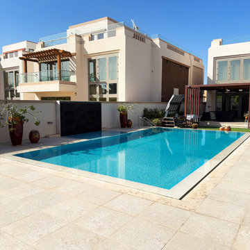 Infinity Pool with Water Wall